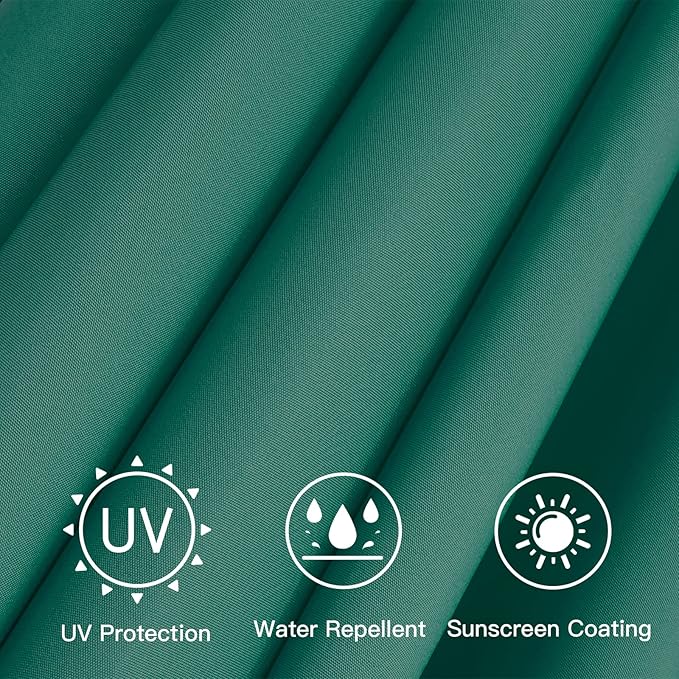 Sunnyglade 7.5ft Patio Umbrella Replacement Canopy Market Umbrella Top Outdoor Umbrella Canopy with 6 Ribs
