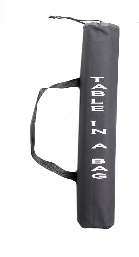 A2716G Low Aluminum Portable Table with Carrying Bag, Green