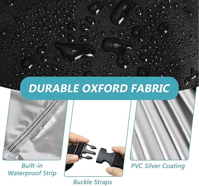 Outdoor Prep Table Cover, 36 In Waterproof Covers for Patio Stainless Steel Table Metal BBQ Table All Season Protection - 36"L x 24"W x 35"H