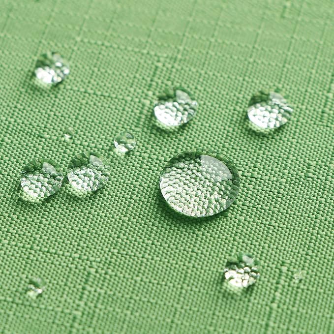 Outdoor Tablecloth Wrinkle-Free Stain Resistant Waterproof Polyester Fabric Table Cover with Zipper Umbrella Hole for Picnic/Party/Dinner/Patio Garden(70inch Round,Zippered,Olive Green)