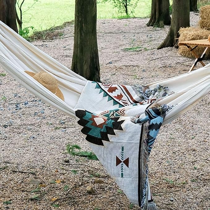 Portable Oxford Cloth Hammock Camping Multifunctional Easy to Carry Skin-Friendly Breathable Outdoor Supplies Sturdy Hammock Comfortable(S,Grey)
