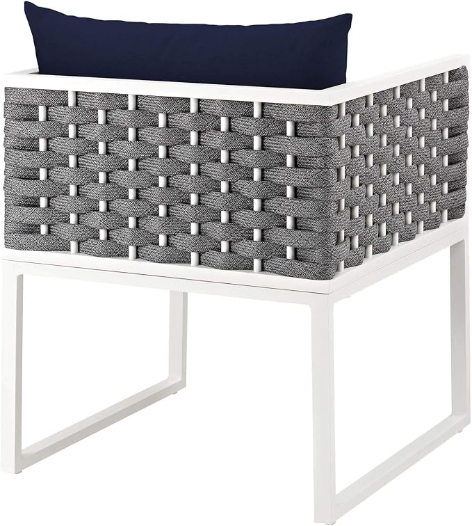 Modway Stance Outdoor Patio Woven Rope 7-Piece Dining Furniture Set