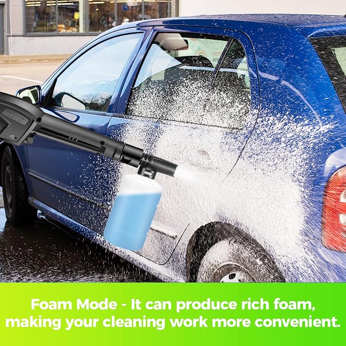 4800PSI Electric Pressure Washer 2026 New 4.0GPM Potable Power Washer with 33FT Pipe, 4 Nozzles, Best for Home/Cars/Fences/Windows, Blue