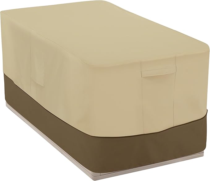 Classic Accessories Veranda Water-Resistant 55 Inch Patio Deck Box Cover, Patio Furniture Covers