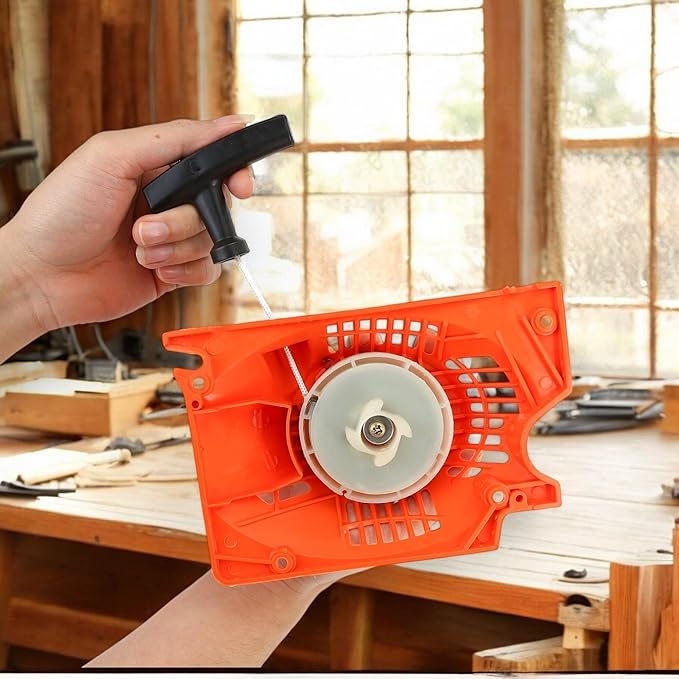 Double Spring Recoil Easy Starter Kit Replacement Parts for 58cc 52cc 45cc Gasoline Chainsaw for Chinese gasoline chain saw 4500 5200 5800