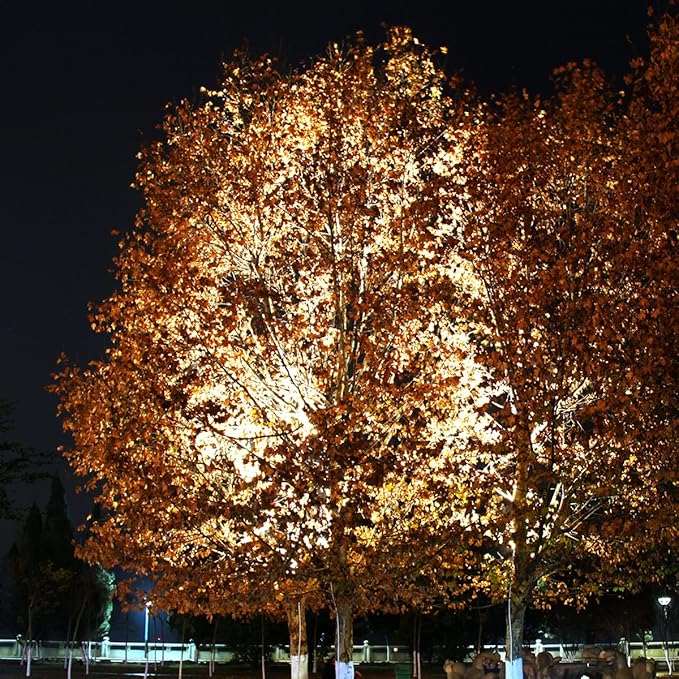 TOPELE 1100LM LED Flood Light, Exterior Flood Lights Fixture with CREE LED Source for Landscape, Commercial, Home, Garden, Yard, Waterproof, Brown