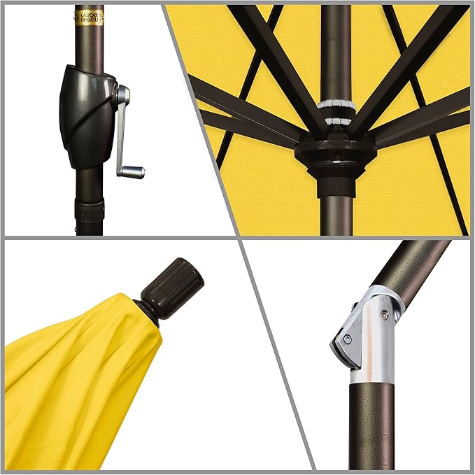 California Umbrella 7.5' Round Aluminum Market Umbrella