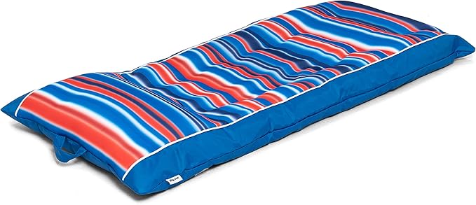 Big Joe Kona Hammock No Inflation Needed Pool Lounger with Headrest, Quick Draining Fabric, 4 feet Big