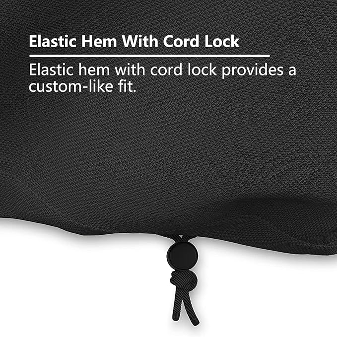 Outdoor Swivel Lounge Chair Cover 2 Pack, (37.5 L x 39.25 W x 38.5 H inches) 100%Waterproof Heavy Duty Outdoor Chair Covers, Patio Furniture Cover for Swivel Patio Lounge Chair(Black)