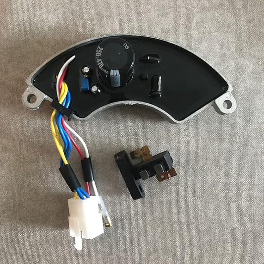 HQparts AVR Automatic Voltage Regulator Compatible with TWM GEN6500 5500W 5500 Watt Petrol Generator