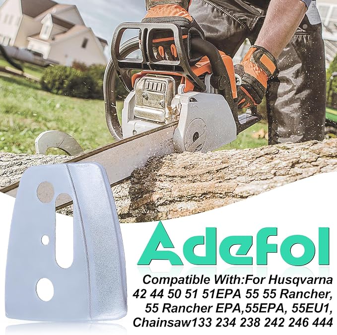 Adefol Oil Pump Piston Oiler Pickup Worm Gear Kit for HUSQVARNA 340 350 345 346 Chainsaw