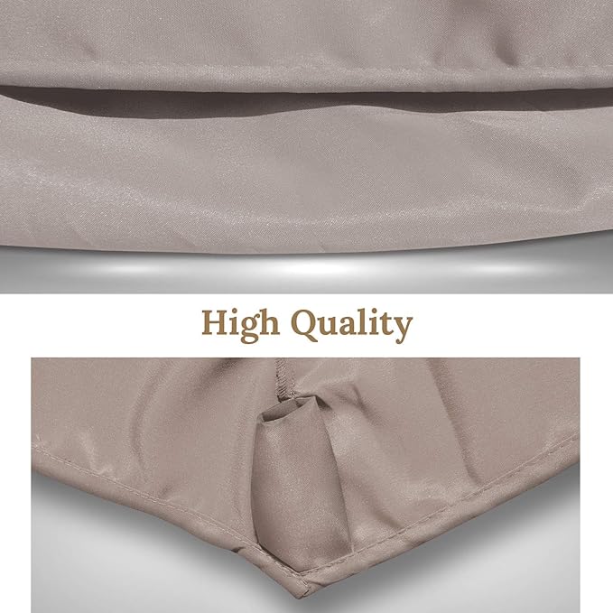 YardGrow 13ft 8 Ribs Umbrella Canopy Replacement for Patio Umbrella, Canopy ONLY, Frame NOT Included
