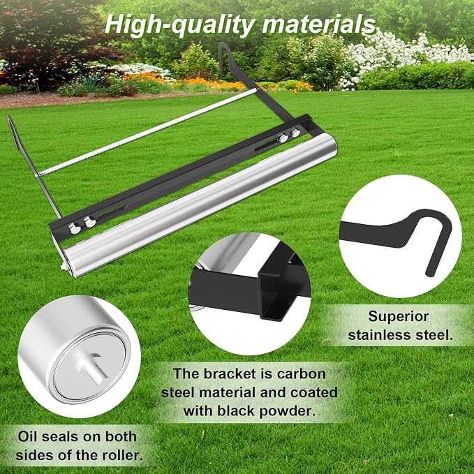 Lawn Striping Kit for Push Mower Compatible with EGO AR2100 21inch Lawn Striper, Stainless Steel, Easy to Install and Dismantle for Lawn Enthusiasts