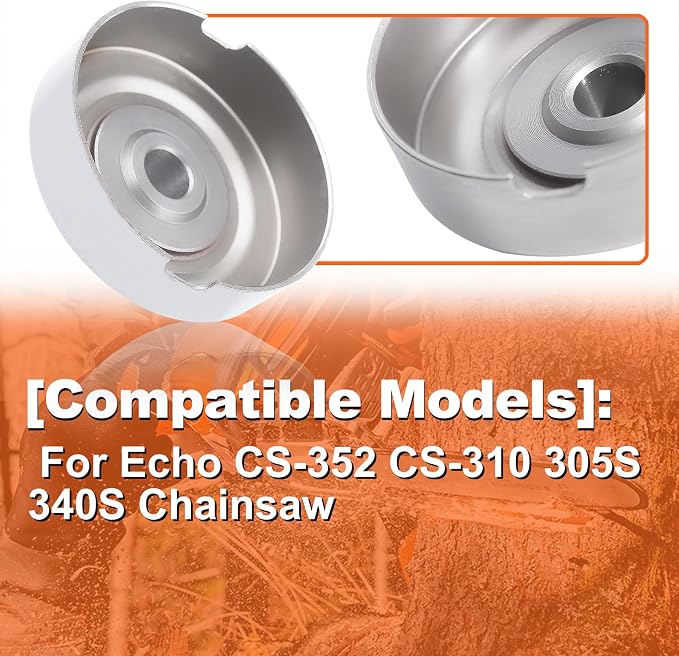 3/8"-7T Clutch Drum E-clip Kit 99944400395 For Echo Chainsaw CS-352 CS-310 305S, Clutch Drum, Washer, E-clip, Rim Sprocket.