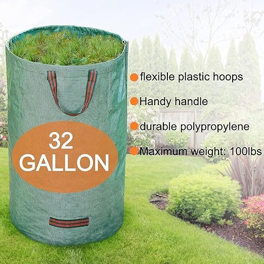 Weed Puller Tool Stand-Up - 40" Long Handle Weed Picker with Leaf Bag, 4 Claws Stainless Steel & Foldable Foot Board, Easy Weeding Removal, No Bending - S1
