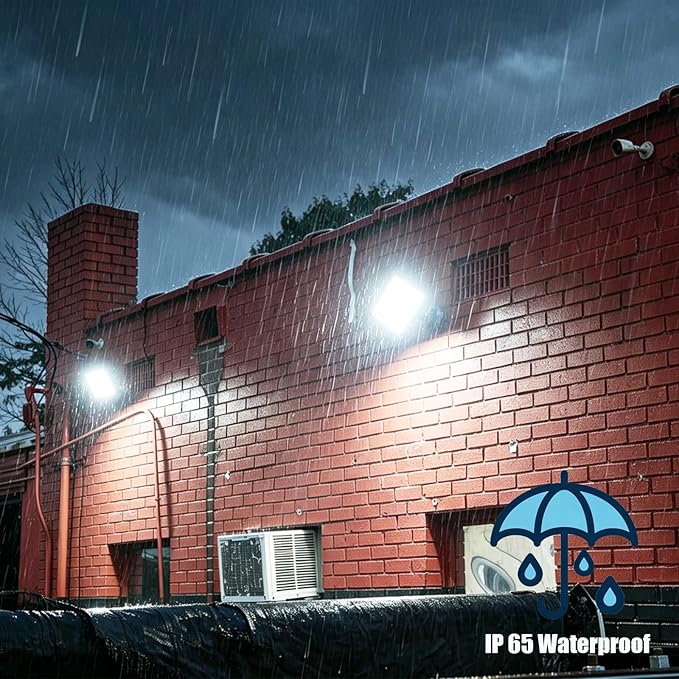 80W Outdoor LED Flood Light Dusk to Dawn with Knuckle, 11200LM 600W Equivalent, 100-277V 5000K Daylight, ETL Commercial LED Flood Light Fixture, Outdoor Security Lighting for Landscape/Parking Lot