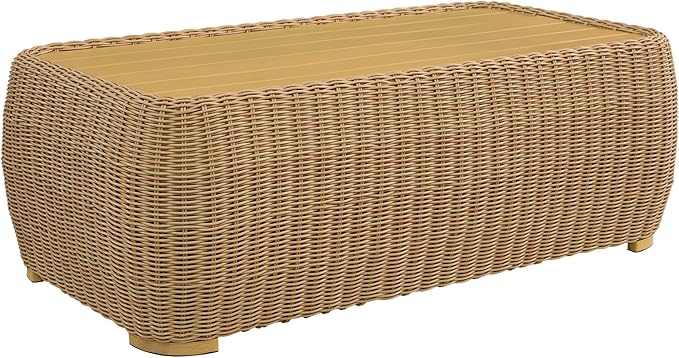 CHITA 7 Pieces Patio Wicker Furniture Set, Outdoor Rattan Bistro Set with Removable Thickened Cushions, Fully Assembled