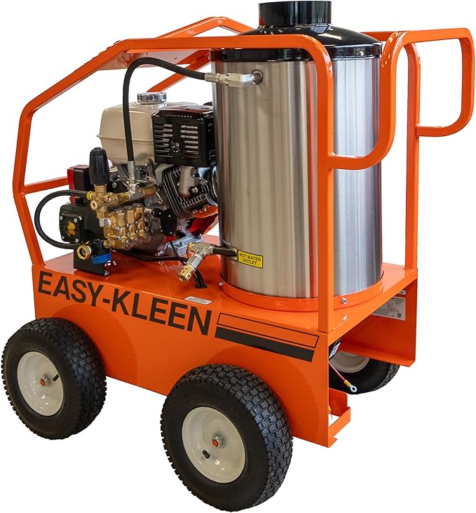 Easy-Kleen Hot Water Pressure Washer Gasoline Powered with a Diesel Burner 3.5GPM 4000PSI 13 HP Engine