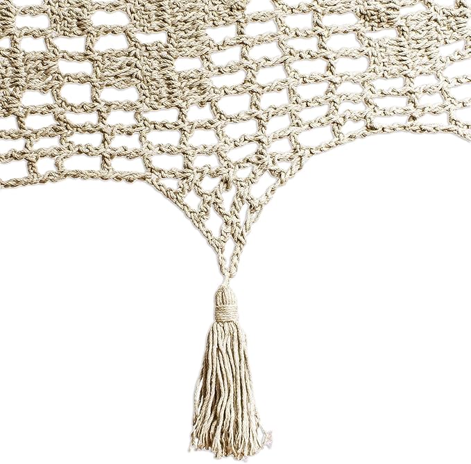 NOVICA Handmade Double Cotton Hammock Hand-Woven in Grey with Thick Tassels, Ideal for Camping and Outdoor Relaxation - 150" L with Hanging Accessories Included, Mirage in Grey'
