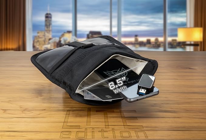 Xtreme Sight Line ~ AQUA G CUBƎ 50 Waterproof Faraday Bag + LITE Faraday Bag Combo for Small to Medium Generators and Electronics ~ Protects Against EMP/CME/EMF/RF ~ Diamond Form Farday ~ Black