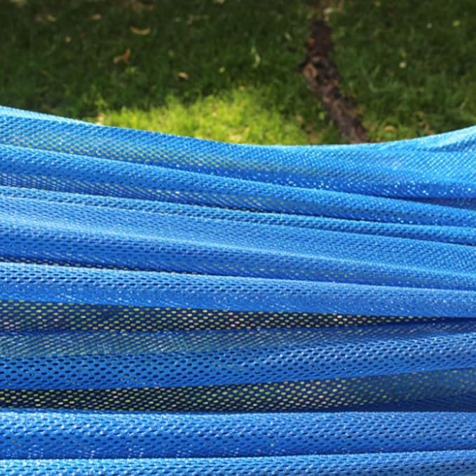 Nylon Rope Hammock Outdoor Camping Multifunctional Easy to Store Strong and Easy to Install Hammock(Green)