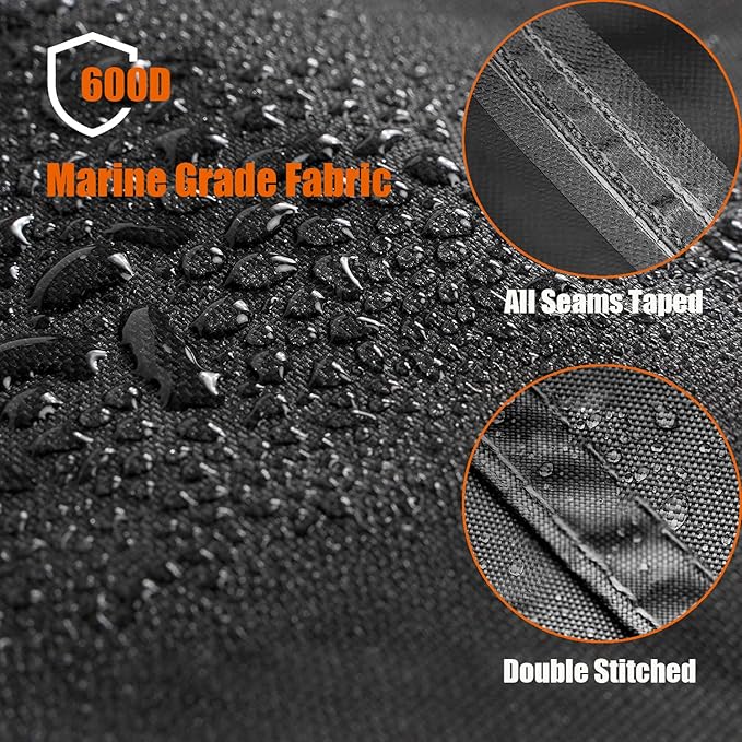 Porch Swing Cover Waterproof Outdoor Hanging Swing Cover Tear resistant All WeatherProof Patio Furniture Covers (Black, 85x45x(32-24)inch) (85x45x(32-24)inch)