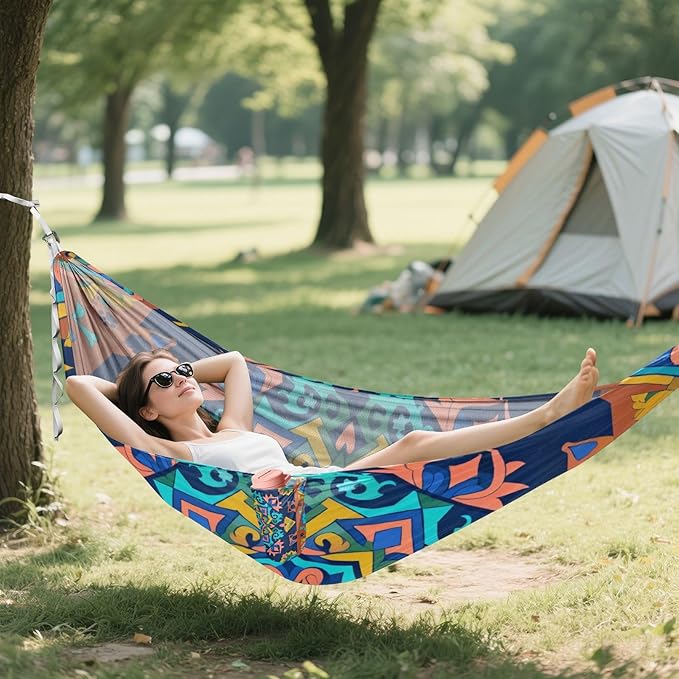 Ornate Pet Camping Hammock Fabric for Outside Patio Garden