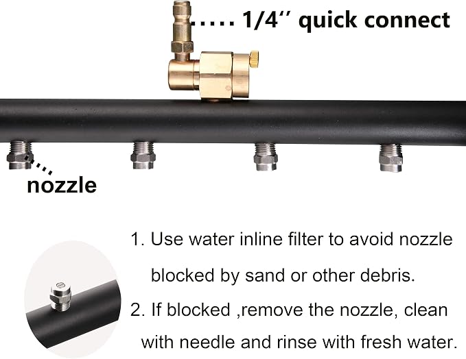 Tool Daily Dual-Function Undercarriage Cleaner,Surface Cleaner for Pressure Washer, 16 Inch, Underbody Car Wash Water Broom with 3 Pieces Extension Wand, 4000 PSI