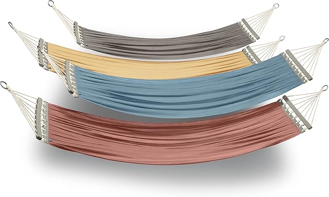 DUCKCOVERS Weekend Mesh One-Person Travel Hammock, 82 x 62 Inch, Straw