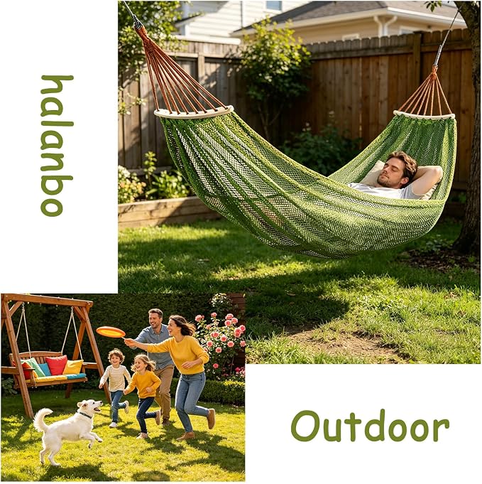 Hammock Without Stand, Purple | Camping Hammocks for Outside, Travel Portable Lightweight, With Tree Straps & Storage Bag