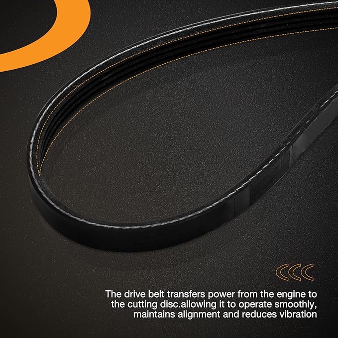 Front Belt Guard with Belt Compatible with Stihl TS800 Concrete Cut-Off Saws, Replace# 4224-700-8115, 9490-000-7915