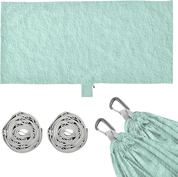 Mint Green Solid Color 330lb Capacity Hammocks Swing Hammock for Outside Patio Garden hamaca para acampar