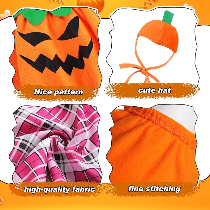 2 Set Halloween Goose Outfit Lawn Porch Goose Cloths Plastic Clothing Fall Halloween Outfit for 23 Inches Outdoor Patio Yard Lawn Art Decoration