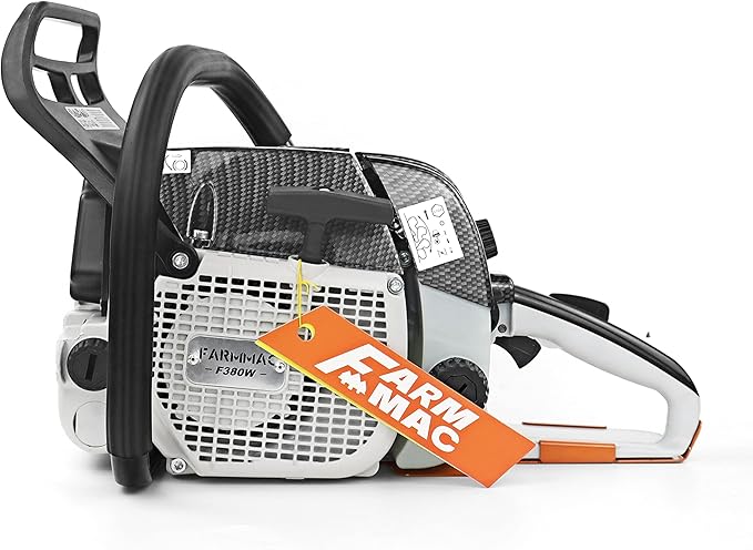 F380W 72cc 2-Cycle Gasoline Power Chain Saws, 3.6KW 4.8HP Gas Chainsaw Fit for 24/25/28 inch Bar, All Parts Compatible with MS381 MS380 038 Neotec 872I without Bar