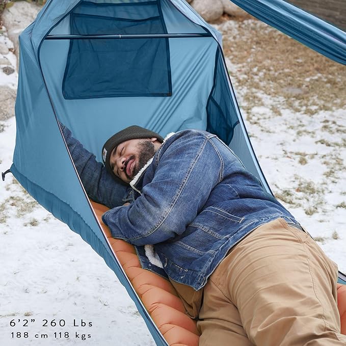 Haven Tents Lay Flat Hammock Tent - Waterproof Camping Hammock with Mosquito Net, Insulated Pad and Rainfly - Haven Tent, Haven XL, Haven Safari