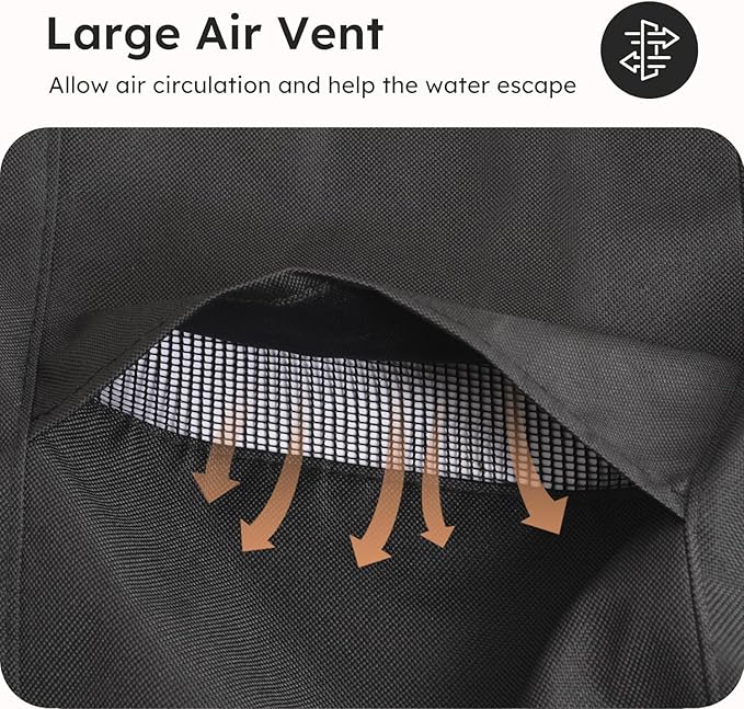 MR. COVER Outdoor prep table cover 52 inch for Keter Unity XL Outdoor Rolling Table Cart, 600D Heavy Duty Waterproof for Grill Dining Kitchen Island cart Protective, Outdoor Storage Cabinet Cover