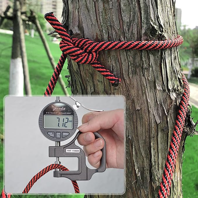 Double Hammocks for Camping, Portable Parachute Hammock for Outdoor Hiking Travel Backpacking, Hammocks Swing for Backyard & Garden,Red,280x80cm
