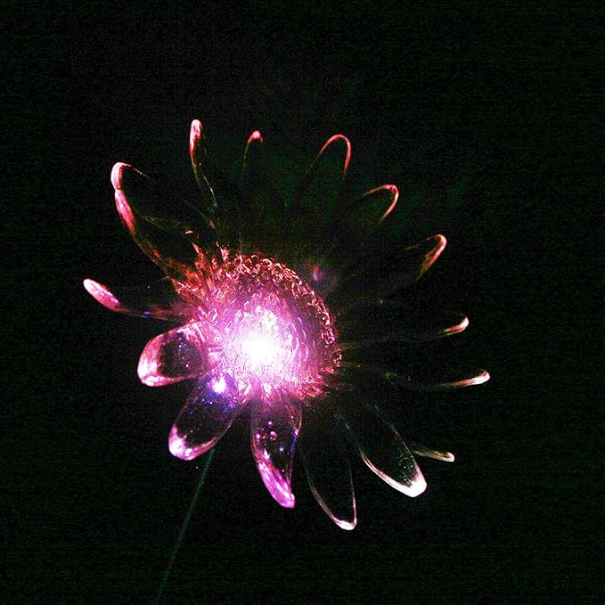 CANDLE CHOICE Solar Powered Landscape LED Light Outdoor Waterproof Color Changing Garden Stake Light for Outside Garden Yard Lawn Flowerbed Plant Pathway Christmas Decorations Figurine Sunflower 1 PCS