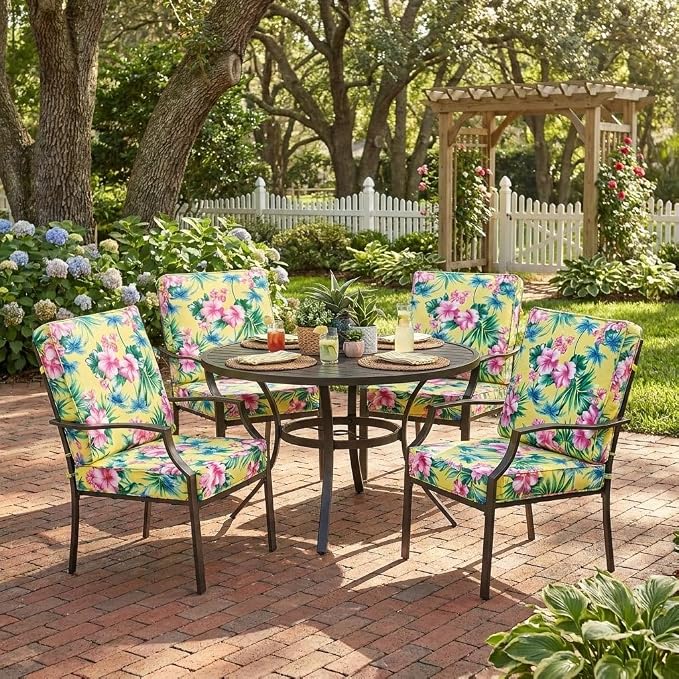 BrylaneHome Bh Outdoor Performance 2-Section Deep Seating Cushion - Poppy Blue