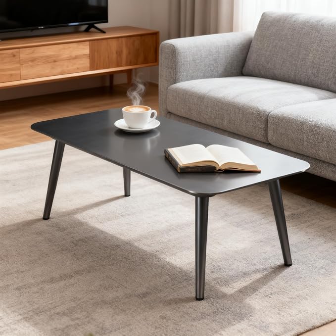 Aluminum Outdoor Side Table, Rustproof Patio Coffee Table | Powder-coated scratch-proof aluminum tabletop, sturdy all-weather frame, easy assembly for garden pool balcony