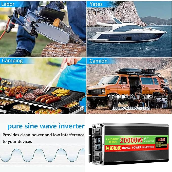 2800W 3800W 5800W 6800W 7800W 8800W 10000W 13000W 18000W 20000W Solar Power Inverter,DC 12V 24V 48V 60V 72V to 110V/220V 230V AC Split Phase Inverter Pure Sine Wave Inverter,for Home Energy Storage(88