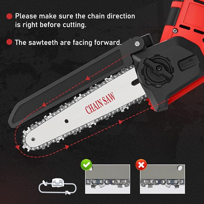 2-in-1 Cordless 6 Inch Pole Saw, Brushless Pole Chainsaws Compatible with Milwaukee M18 Battery (No Battery), with 8.5 FT MAX Extension Pole for Tree Branches Pruning, Wood Cutting