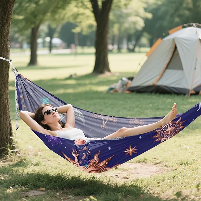 Celestial and Pet Camping Hammock Fabric for Outside Patio Garden