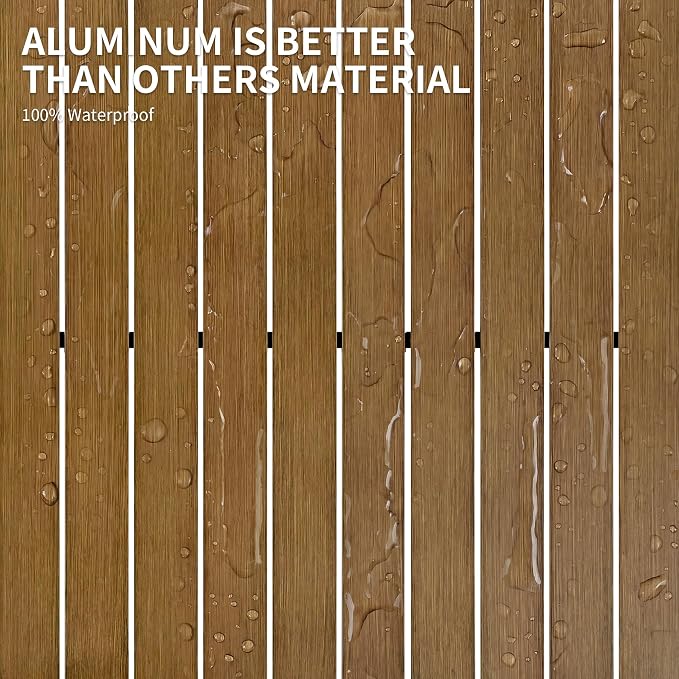 Expandable Patio Dining Table for 4-8 Person, Aluminum Extendable Outdoor Table, 38"-77" Adjustable Patio Table, Square/Rectangular Outdoor Accent Table for Garden, Backyard, Poolside, Teak