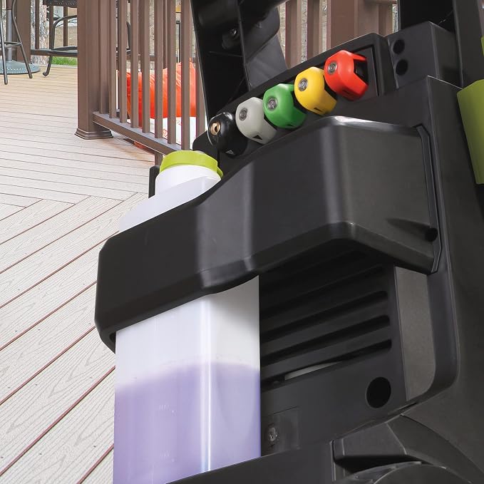 Sun Joe SPX3550 Max Brushless Induction Electric Pressure Washer w/ 5-Quick Connect Nozzles, Detergent Tank, Cleans Cars, Patios, Decks, Sidewalks & More