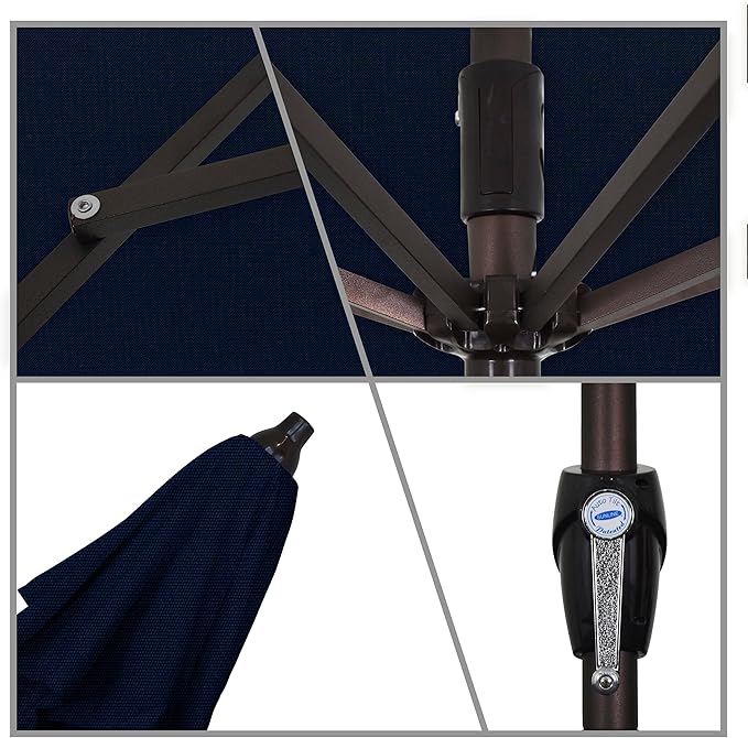 California Umbrella 9' Round Aluminum Patio Umbrella