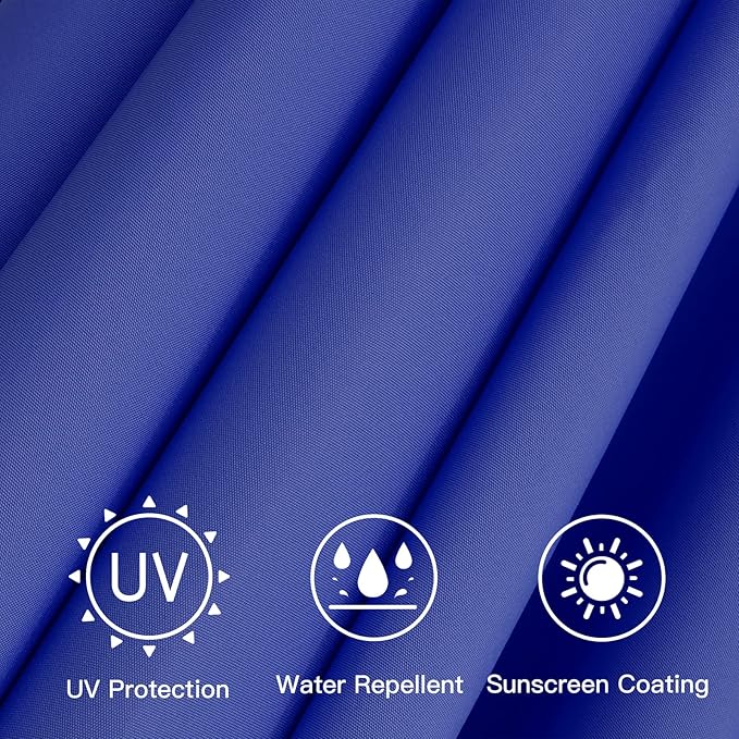 Sunnyglade 7.5ft Patio Umbrella Replacement Canopy Market Umbrella Top Outdoor Umbrella Canopy with 6 Ribs