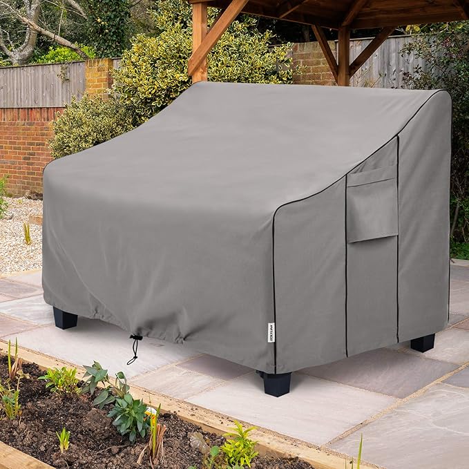 Outdoor Patio Furniture Covers Waterproof ,Durable 3-Seater Sofa Cover Fits up to 76W x 32.5D x 33H inches