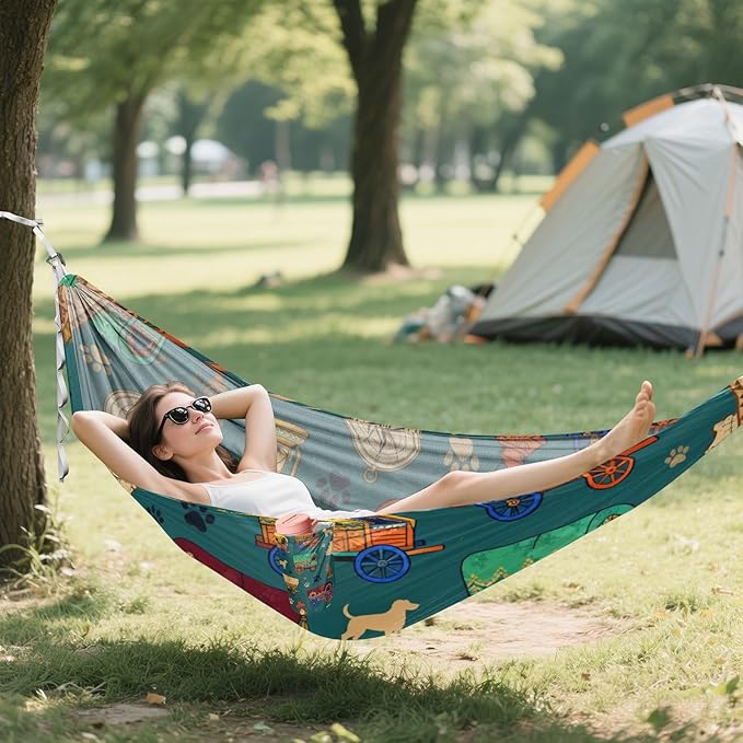 Travel and Pet Camping Hammock Fabric for Outside Patio Garden