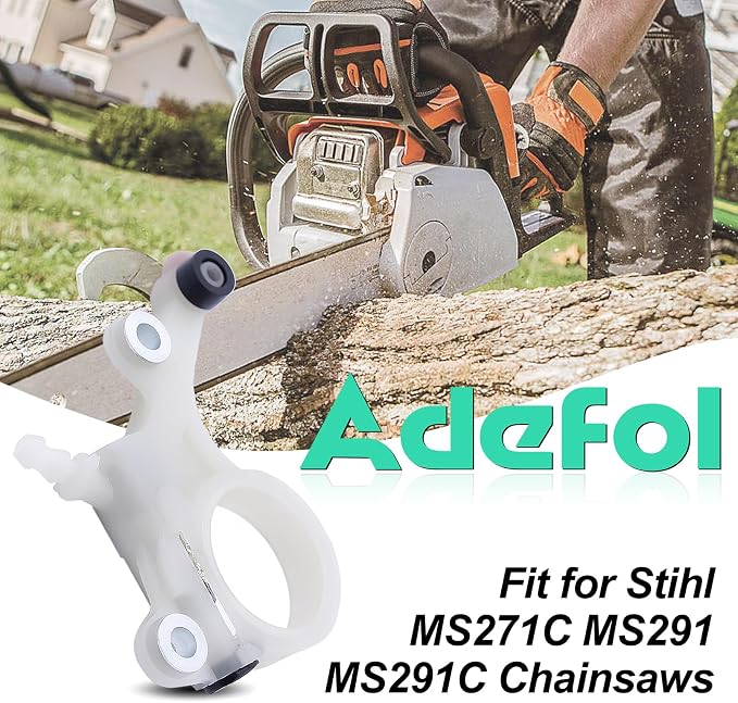 Adefol Oil Pump Oiler Worm Gear Kit for Stihl MS271 MS271C MS291 MS291C Chainsaw Replacement Parts Replace 1141 640 3203